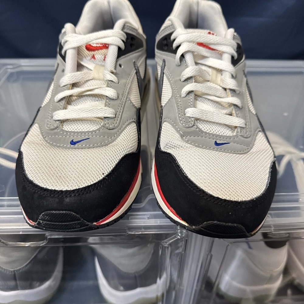 Nike Air Max Correlate Mens 8 - 9.5W White Cool Grey Black Old Royal - Picture 4 of 8